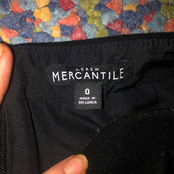 J. crew • black ruffled skirt - Picture 4 of 4